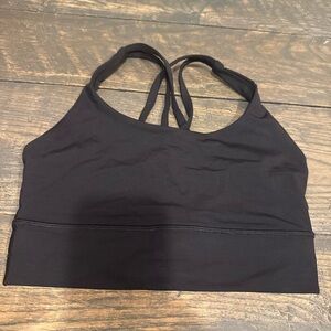 Lululemon Energy Long Line Bra black size 6